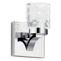  Rene 1 Bulb Wall Sconce - Chrome
