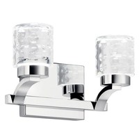  Rene 2 Bulb Bathroom Lighting - Chrome