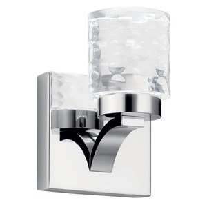 E84039 Rene 1 Bulb Wall Sconce - Chrome E84039 Rene 1 Bulb Wall Sconce - Chrome