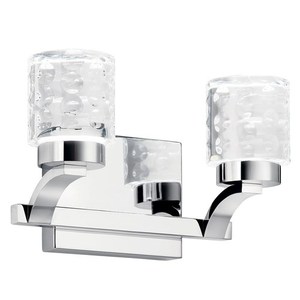 E84040 Rene 2 Bulb Bathroom Lighting - Chrome E84040 Rene 2 Bulb Bathroom Lighting - Chrome