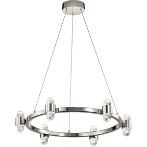 E84066 Arabella Mid Sized Chandelier Chandelier - Polished Nickel E84066 Arabella Mid Sized Chandelier Chandelier - Polished Nickel
