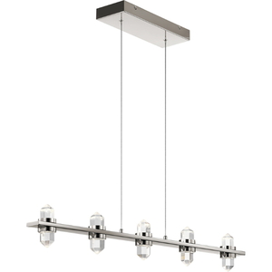 E84067 Arabella Linear Pendant Pendant Light - Polished Nickel E84067 Arabella Linear Pendant Pendant Light - Polished Nickel
