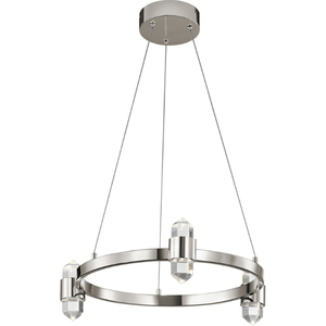 E84068 Arabella Mid Sized Chandelier Chandelier - Polished Nickel E84068 Arabella Mid Sized Chandelier Chandelier - Polished Nickel