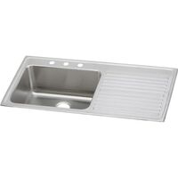  Lustertone Stainless Steel Single Bowl Kitchen Sink - Lustrous Satin