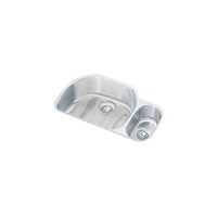  Lustertone Stainless Steel Undermount - Double Bowl Kitchen Sink - Lustrous Satin