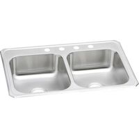 Double Bowl Kitchen Sink 33 in x 22 in Double Bowl Kitchen Sink 33 in x 22 in