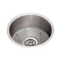  Lustertone Stainless Steel Undermount - Single Bowl Kitchen Sink - Lustrous Satin