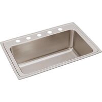  Lustertone Stainless Steel Single Bowl Kitchen Sink - Lustertone