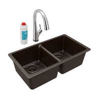 Double Bowl Kitchen Sink 33 in x 18-1/2 in Double Bowl Kitchen Sink 33 in x 18-1/2 in