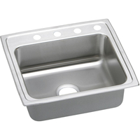  Lustertone Stainless Steel Single Bowl Kitchen Sink - Lustrous Satin