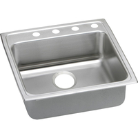  Gourmet Stainless Steel Single Bowl Kitchen Sink - Lustrous Satin