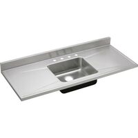  Lustertone Stainless Steel Single Bowl Kitchen Sink - Lustertone