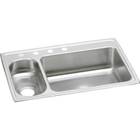 Double Bowl Kitchen Sink 33 in x 22 in x 7-7/8 in Double Bowl Kitchen Sink 33 in x 22 in x 7-7/8 in
