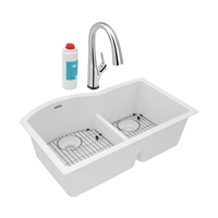 Double Bowl Kitchen Sink 33 in x 22 in