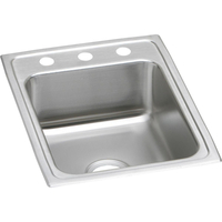  Lustertone Stainless Steel Single Bowl Kitchen Sink - Lustrous Satin