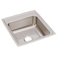  Lustertone Stainless Steel Single Bowl Kitchen Sink - Lustrous Satin