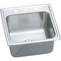  Gourmet Stainless Steel Single Bowl Kitchen Sink - Stainless Steel