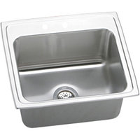  Lustertone Stainless Steel Single Bowl Kitchen Sink - Stainless Steel