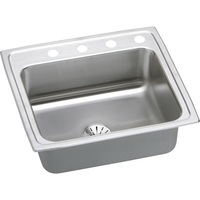  Gourmet Stainless Steel Single Bowl Kitchen Sink - Stainless Steel