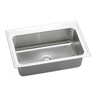 Single Bowl Sinks 33'' x 22'' x 10-1/8'' Single Bowl Sinks 33'' x 22'' x 10-1/8''