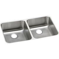  Lustertone Stainless Steel Undermount - Double Bowl Kitchen Sink - Lustertone