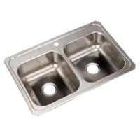 Double Bowl Kitchen Sink 33'' x 22'' x 7'' Double Bowl Kitchen Sink 33'' x 22'' x 7''
