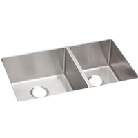  Crosstown Stainless Steel Undermount - Double Bowl Kitchen Sink - Stainless Steel