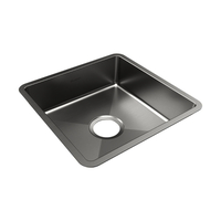  Crosstown Stainless Steel Undermount - Single Bowl Kitchen Sink - Polished Satin