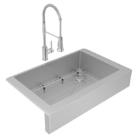  Crosstown Apron Front / Specialty Sink Kitchen Sink - Stainless Steel