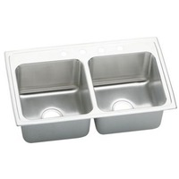 Double Bowl Kitchen Sink 33 x 19-1/2 x 10-1/8 Double Bowl Kitchen Sink 33 x 19-1/2 x 10-1/8