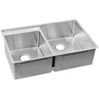  Crosstown Stainless Steel Undermount - Double Bowl Kitchen Sink - Stainless Steel