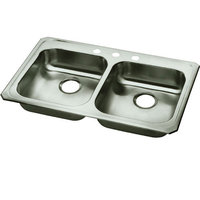  Celebrity Stainless Steel Double Bowl Kitchen Sink - Stainless Steel