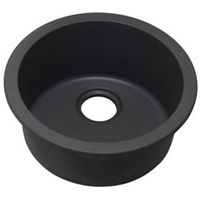  Hole Dozer Dual Mount Bar Sink - Black