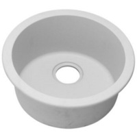  Hole Dozer Dual Mount Bar Sink - White