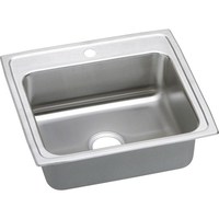  Lustertone Stainless Steel Single Bowl Kitchen Sink - Stainless Steel