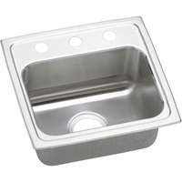  Gourmet Stainless Steel Single Bowl Kitchen Sink - Lustrous Satin