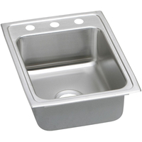  Gourmet Stainless Steel Single Bowl Kitchen Sink - Lustrous Satin