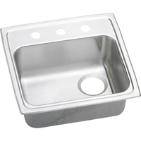  Gourmet Stainless Steel Single Bowl Kitchen Sink - Lustrous Satin