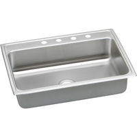  Gourmet Stainless Steel Single Bowl Kitchen Sink - Lustertone