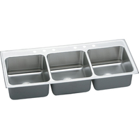  Lustertone Triple Bowl Sink Kitchen Sink - Lustrous Satin