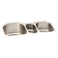  Lustertone Triple Bowl Sink Kitchen Sink - Stainless Steel