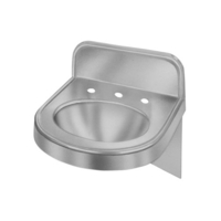  Wall Hung Bathroom Sink - Stainless Steel