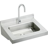  Wall Hung Bathroom Sink - Lustrous Satin