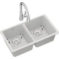 Double Bowl Kitchen Sink 33 x 18-1/2 x 9-1/2 Double Bowl Kitchen Sink 33 x 18-1/2 x 9-1/2