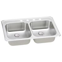  Celebrity Stainless Steel Double Bowl Kitchen Sink - Stainless Steel