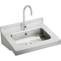  Wall Hung Bathroom Sink - Lustrous Satin