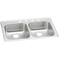  Celebrity Stainless Steel Double Bowl Kitchen Sink - Brushed Satin