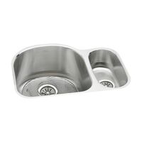  Lustertone Stainless Steel Undermount - Double Bowl Kitchen Sink - Lustrous Satin