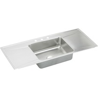  Gourmet Stainless Steel Single Bowl Kitchen Sink - Stainless Steel