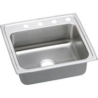  Lustertone Stainless Steel Single Bowl Kitchen Sink - Lustertone